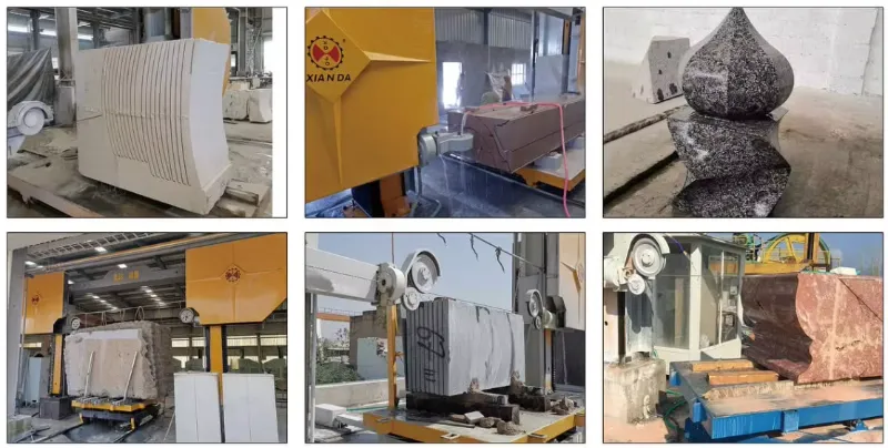 Discovery 4 CNC diamond wire saw machine stone profiling